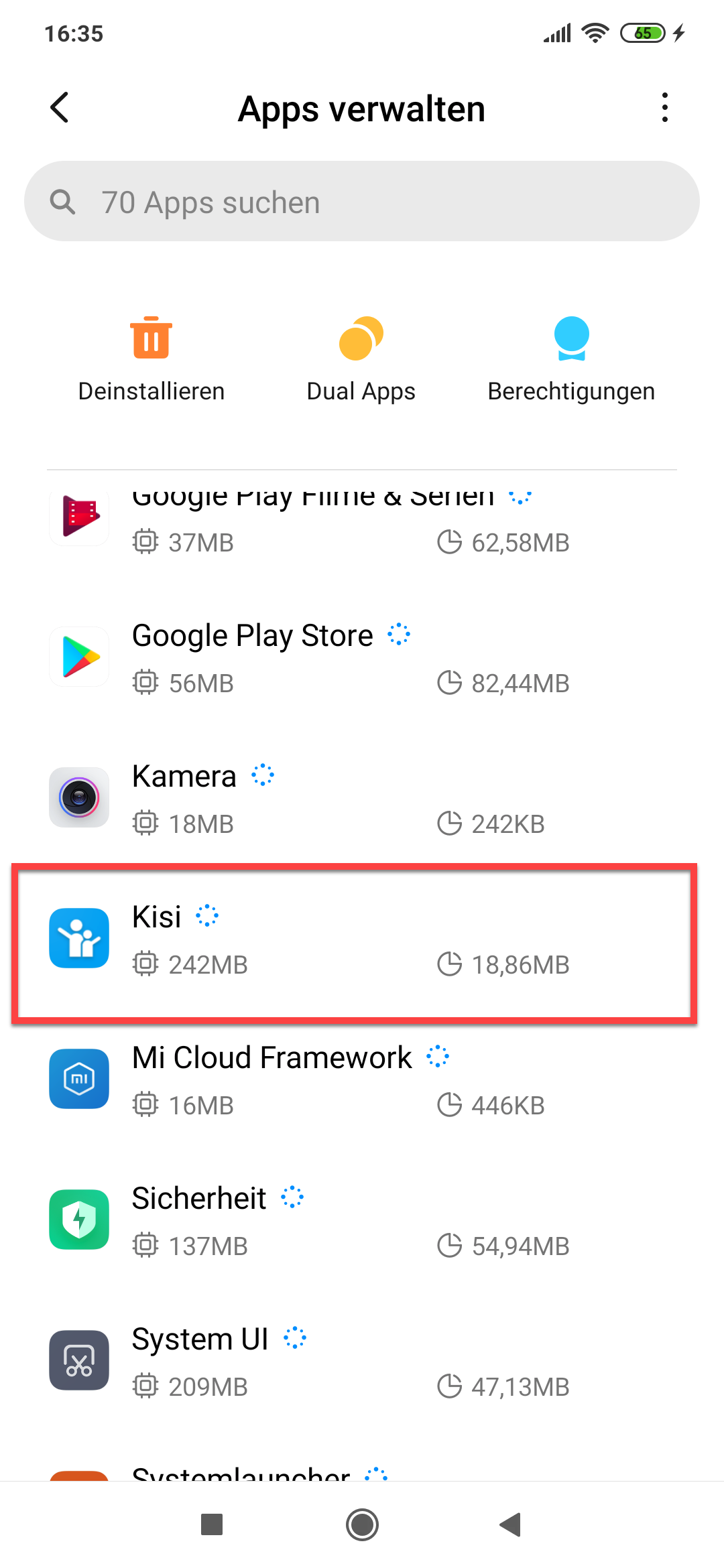 Xiaomi Einstellungen #3